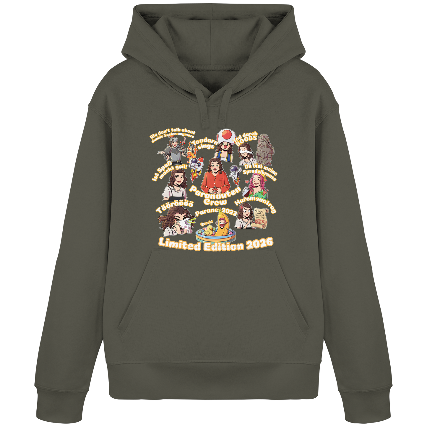 kairPARAvell MOMENTS - Organic Basic Hoodie (Frontprint)