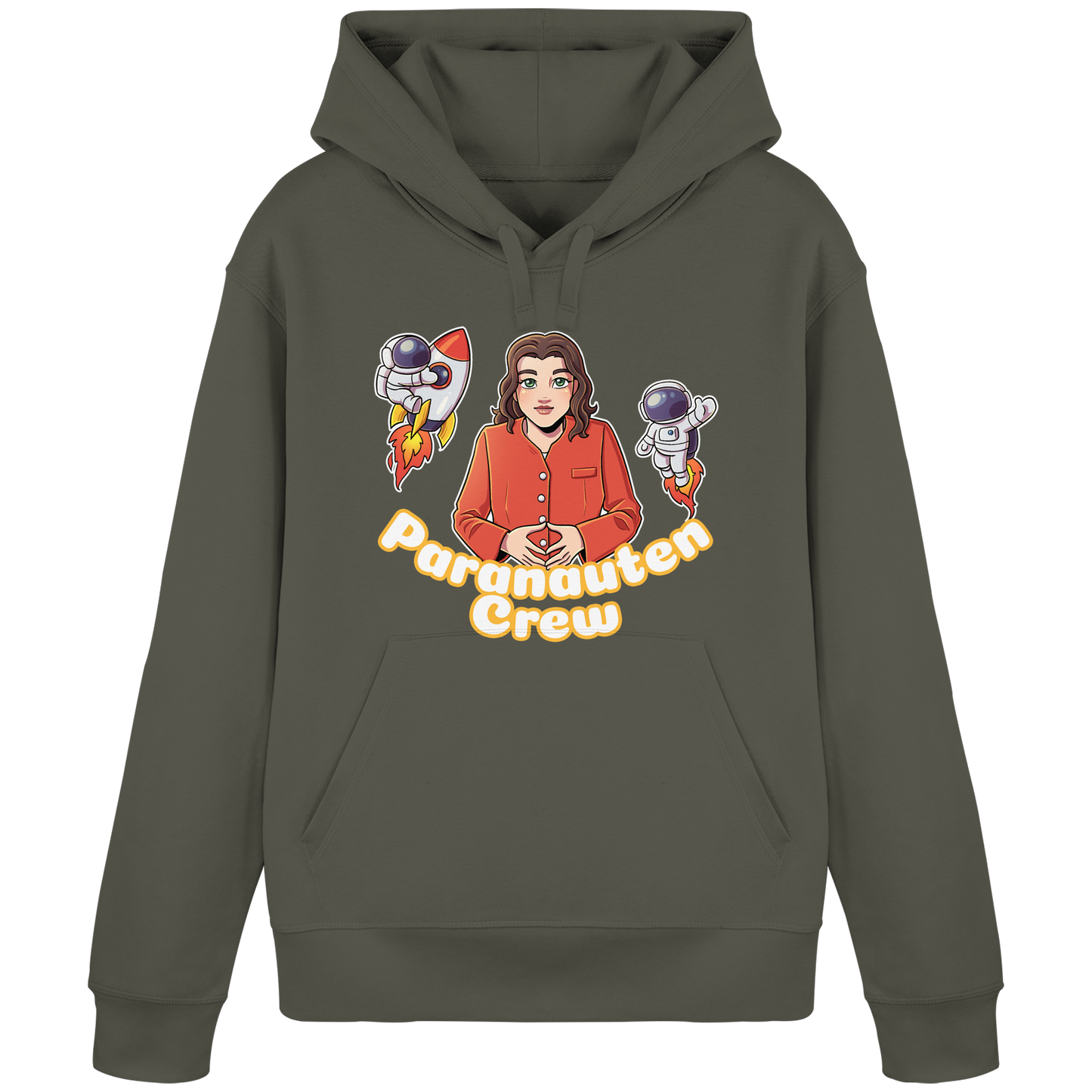 kairPARAvell Paranauten Crew - Organic Basic Hoodie (Frontprint)