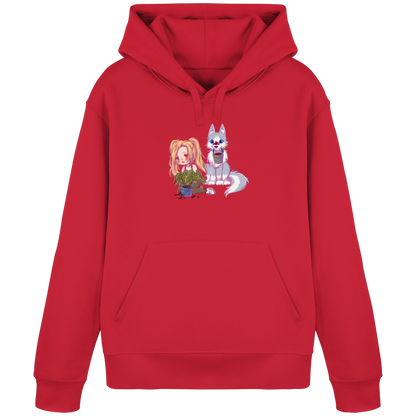 StaceyLucia Wolf Chibi - Organic Basic Hoodie