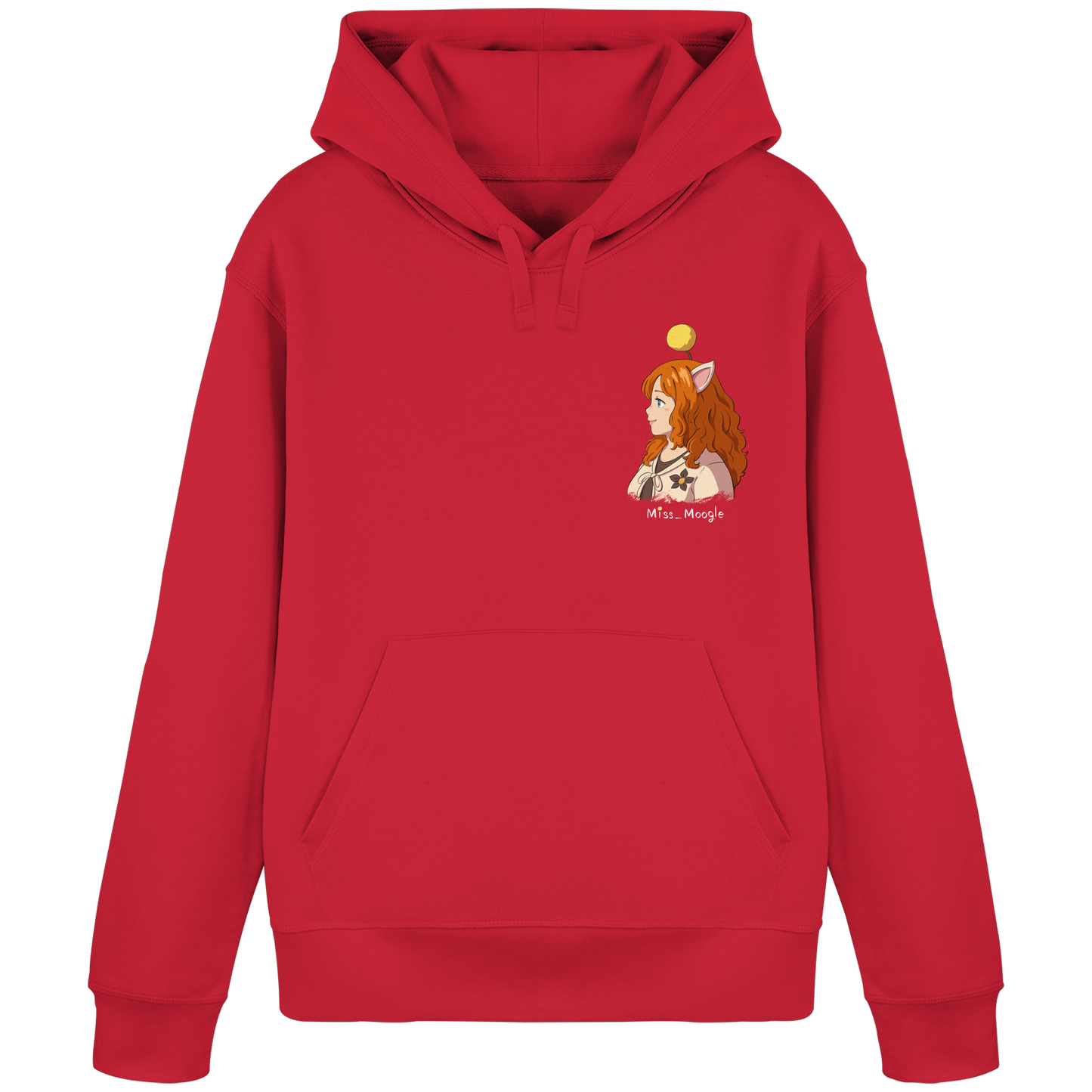 Miss_Moogle Logo colour - Organic Basic Hoodie