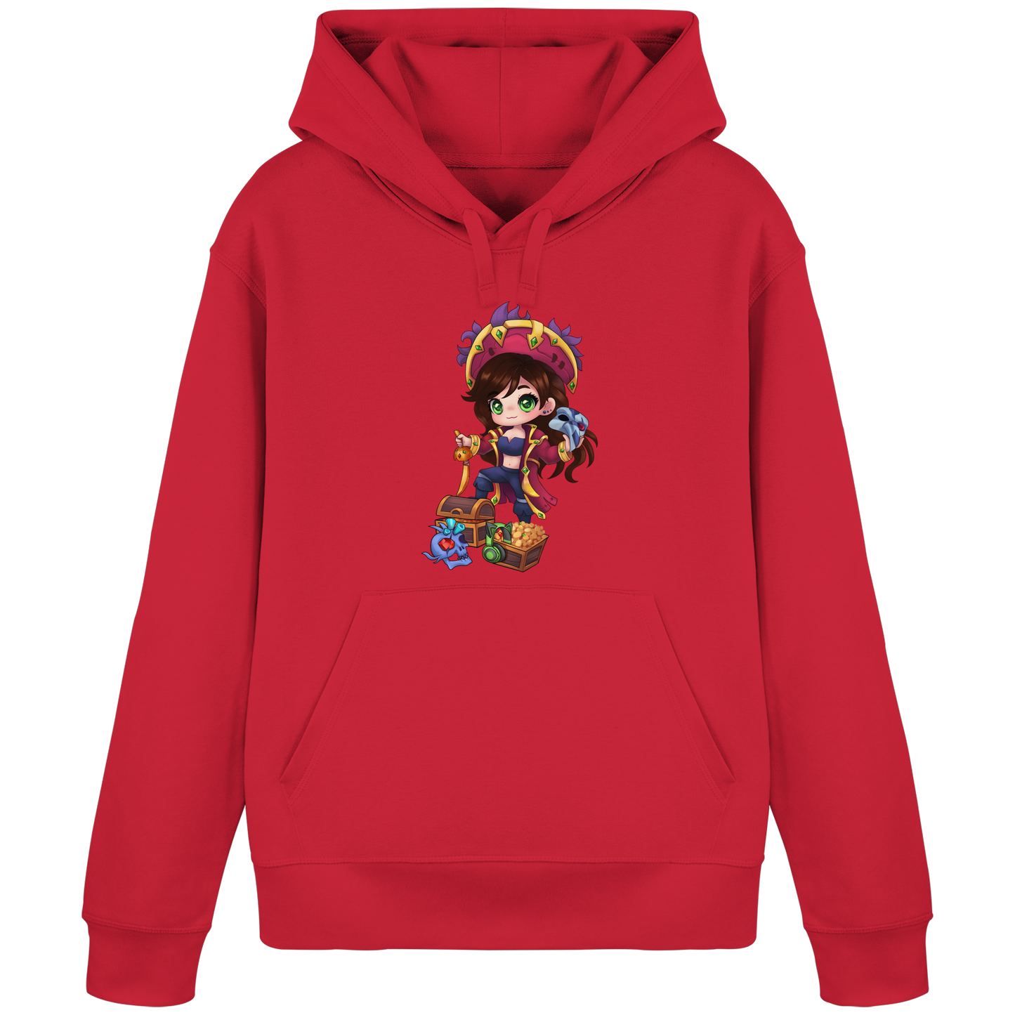 KykyNeko Pirat - Organic Basic Hoodie