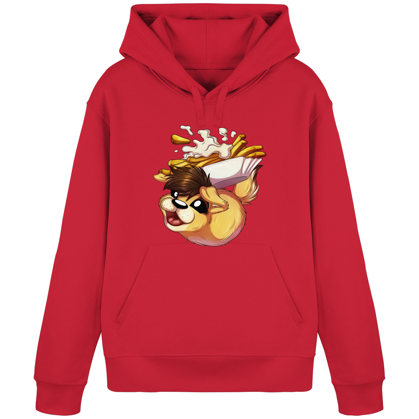 LupiArts Happy - Organic Basic Hoodie