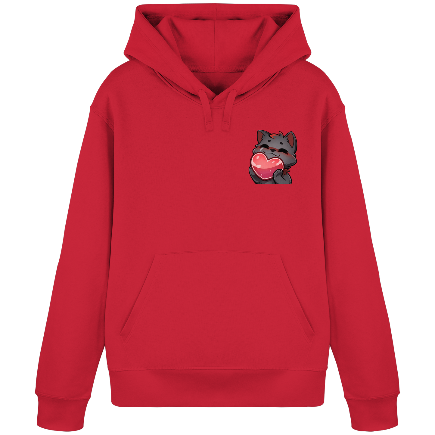 Blutwuff Heart - Organic Basic Hoodie