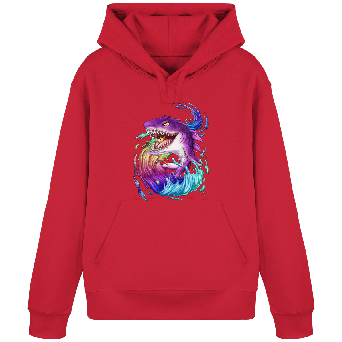 LupiArts Megalodon Crested - Organic Basic Hoodie
