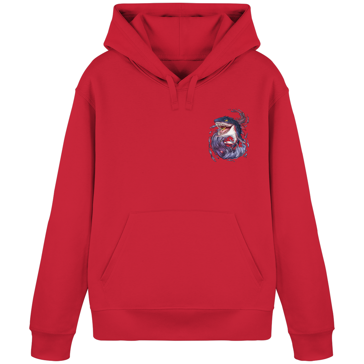 LupiArts Megalodon Redmaw - Organic Basic Hoodie