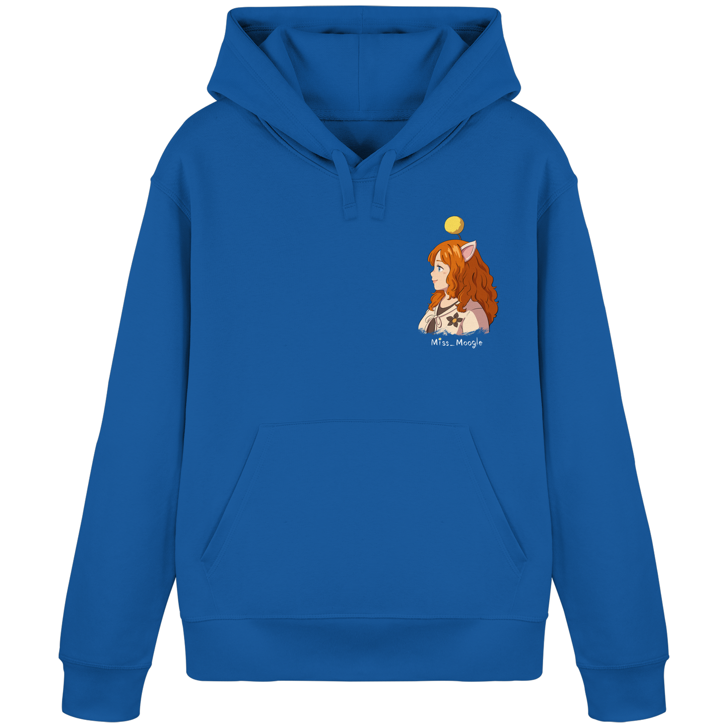 Miss_Moogle Logo colour - Organic Basic Hoodie