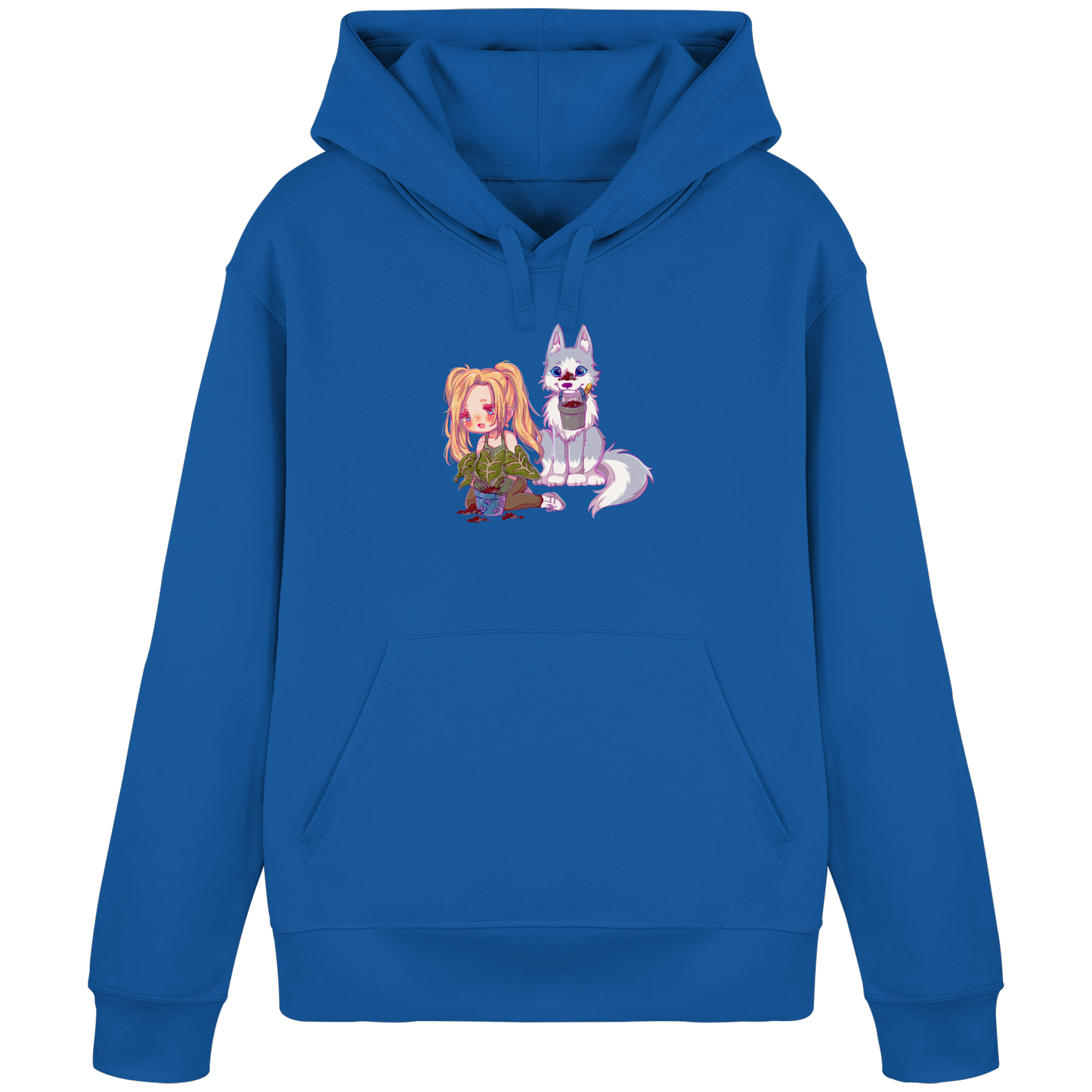 StaceyLucia Wolf Chibi - Organic Basic Hoodie