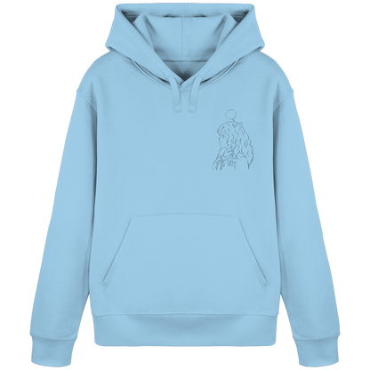 Miss_Moogle Logo Outline - Organic Basic Hoodie
