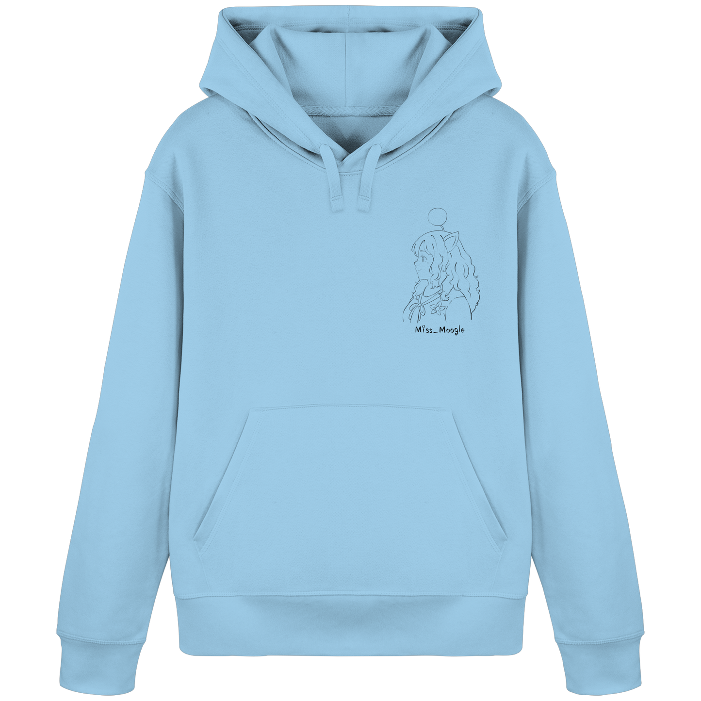 Miss_Moogle Logo Sign - Organic Basic Hoodie