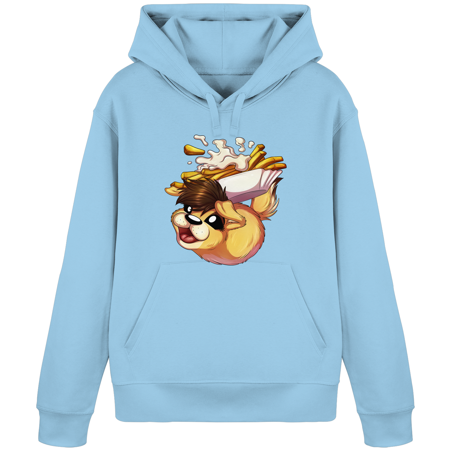 LupiArts Happy - Organic Basic Hoodie