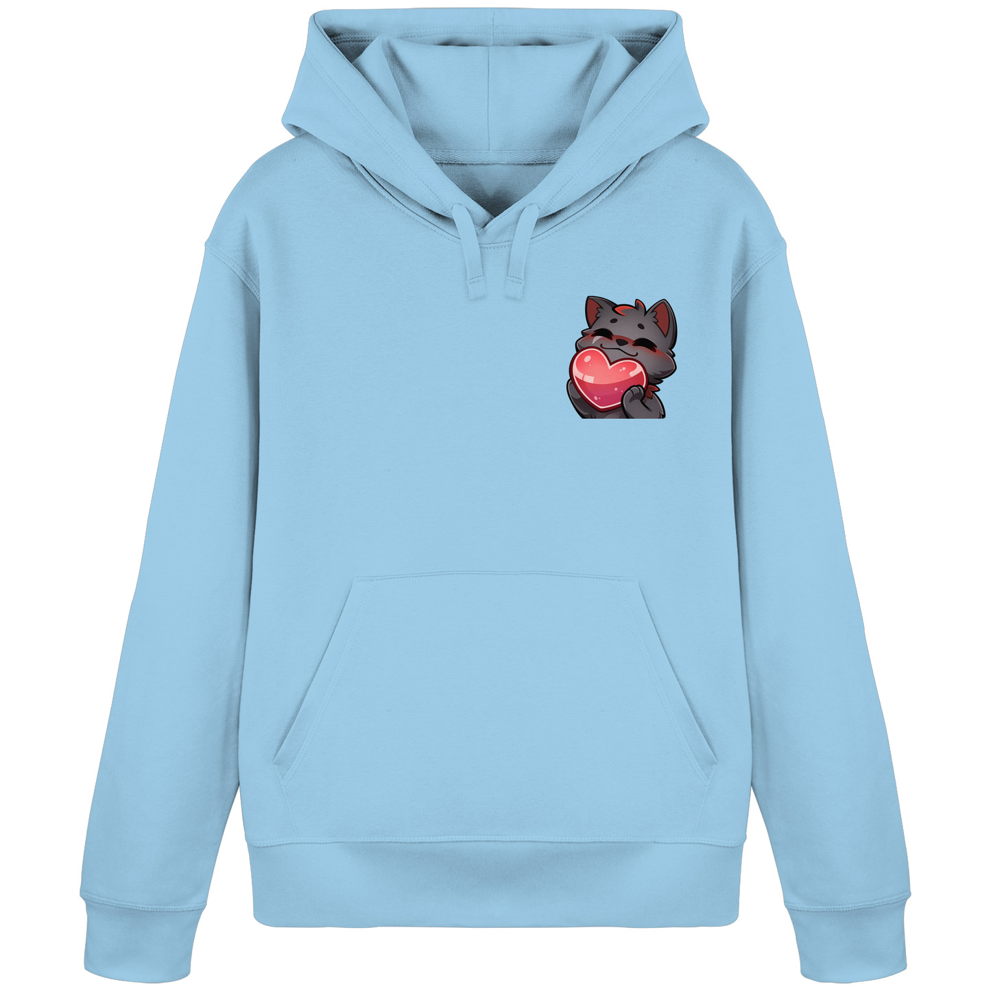 Blutwuff Heart - Organic Basic Hoodie