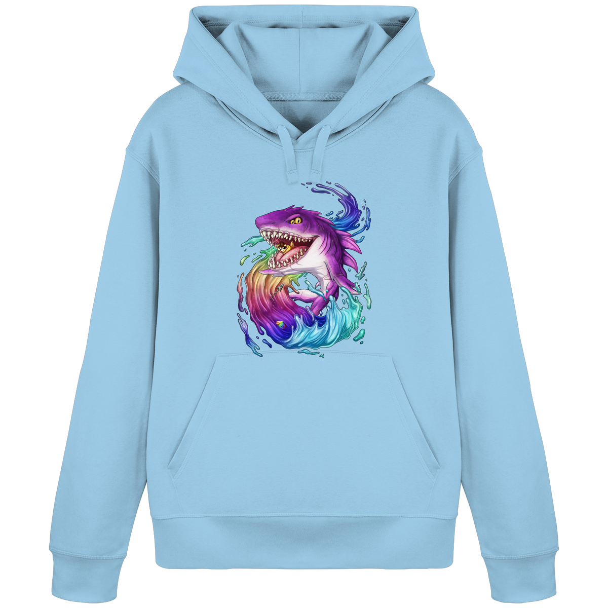 LupiArts Megalodon Crested - Organic Basic Hoodie