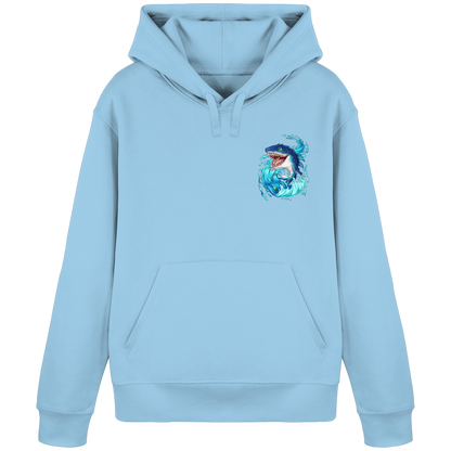 LupiArts Megalodon Hungering - Organic Basic Hoodie