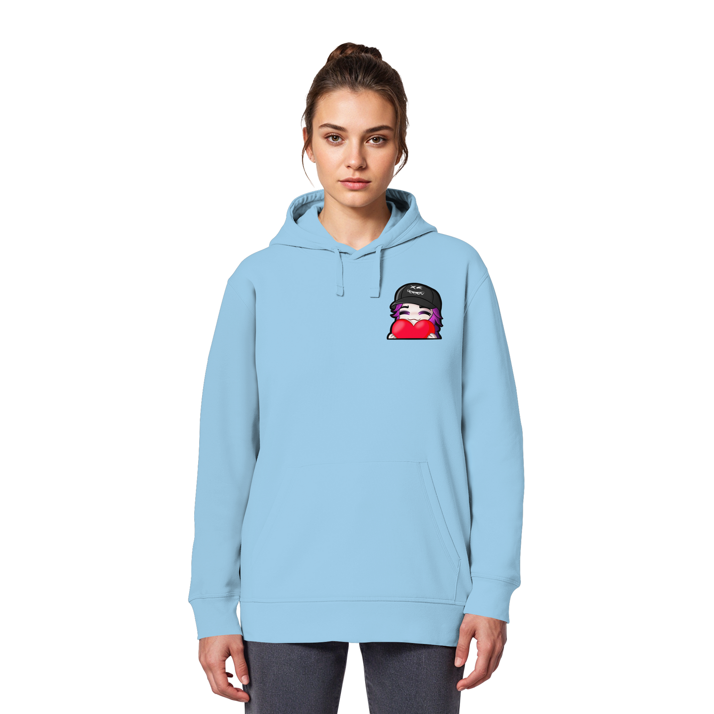 x3_kaspa Love - Organic Basic Hoodie