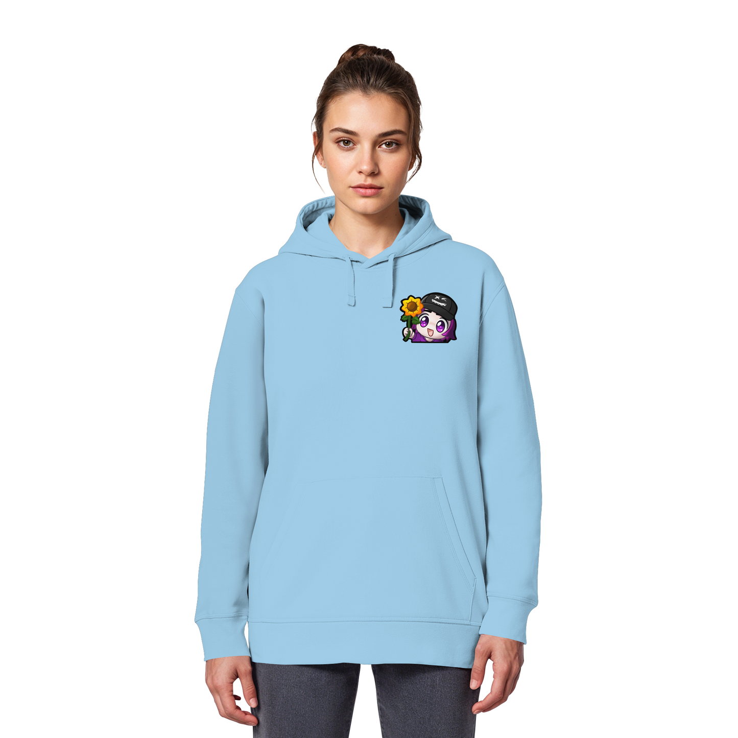 x3_kaspa Flower - Organic Basic Hoodie