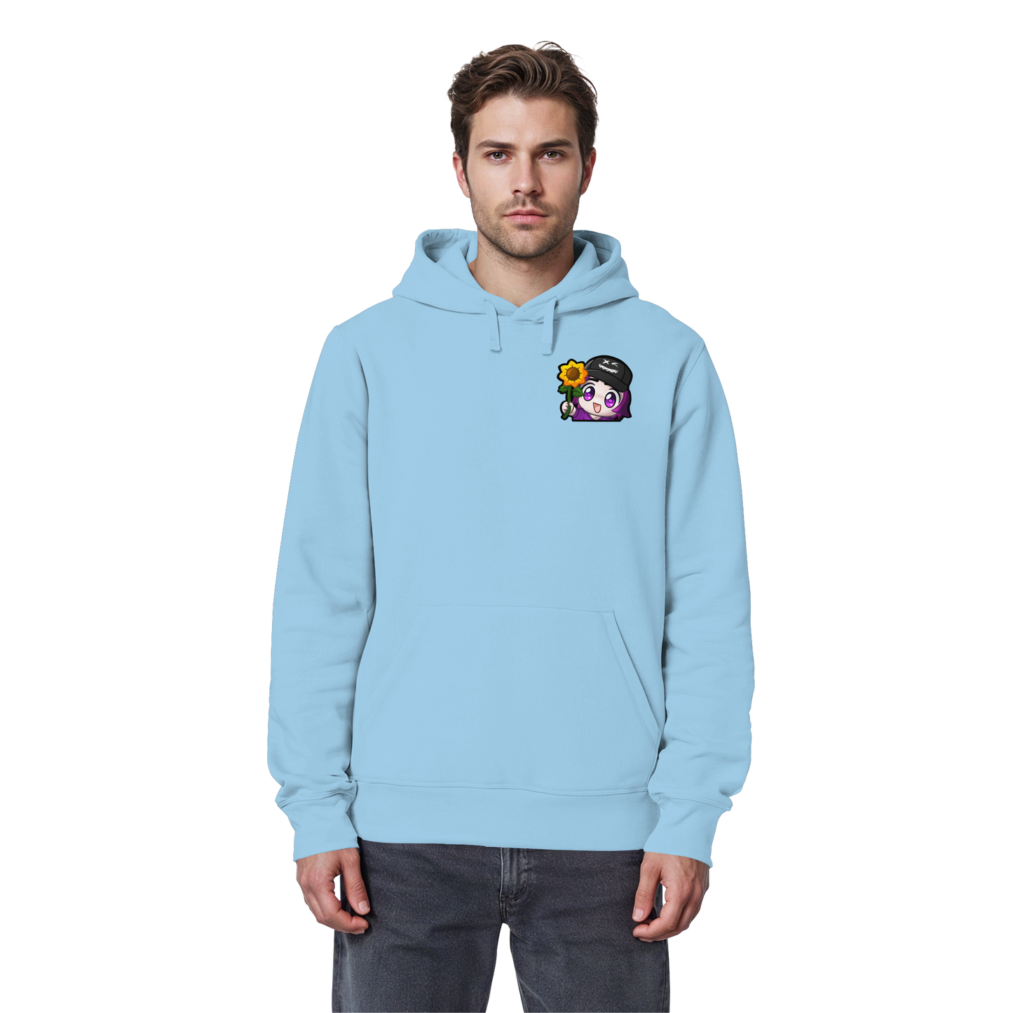 x3_kaspa Flower - Organic Basic Hoodie
