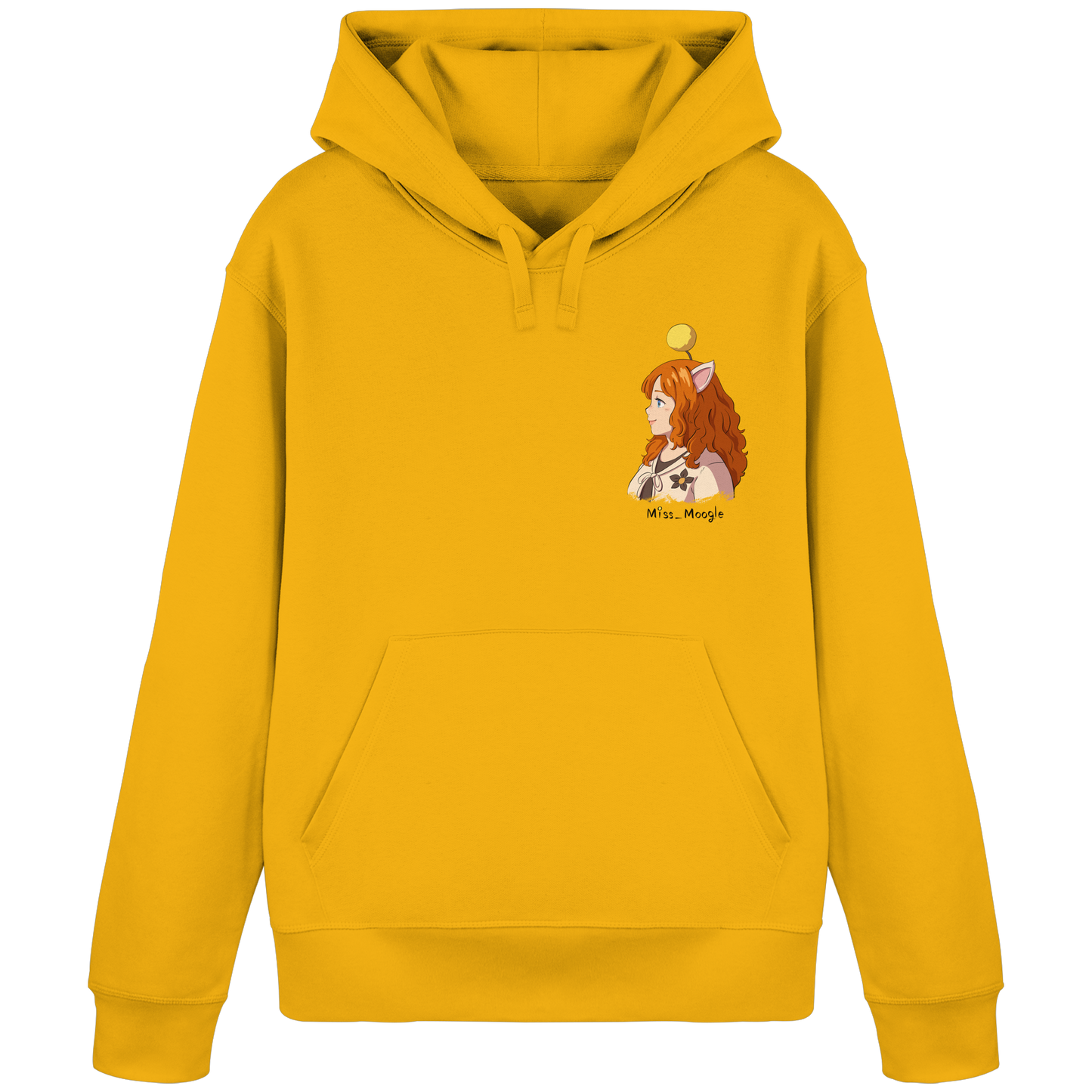 Miss_Moogle Logo colour - Organic Basic Hoodie