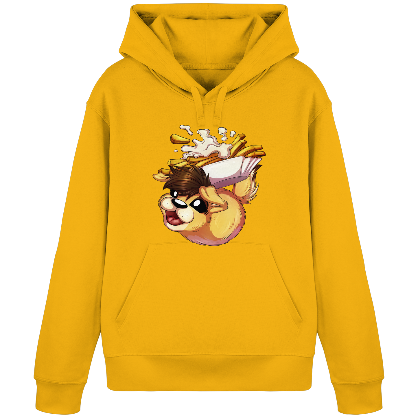 LupiArts Happy - Organic Basic Hoodie
