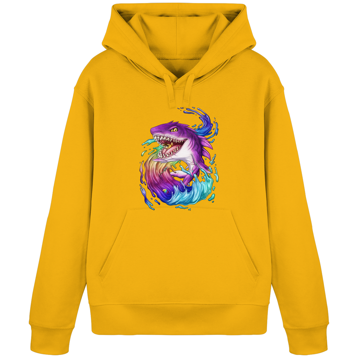 LupiArts Megalodon Crested - Organic Basic Hoodie