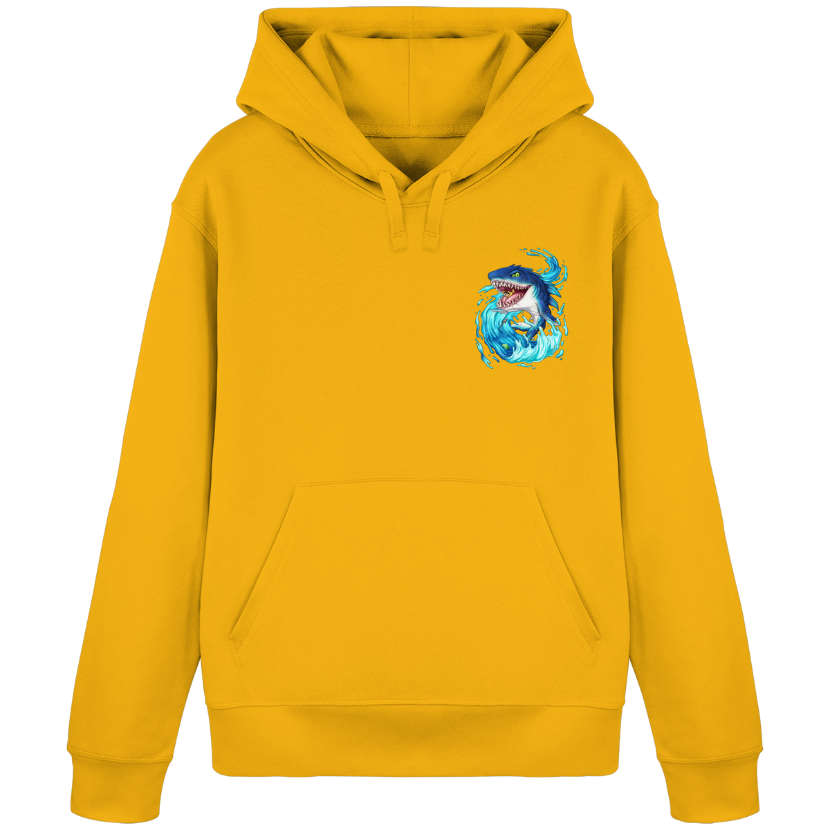 LupiArts Megalodon Hungering - Organic Basic Hoodie