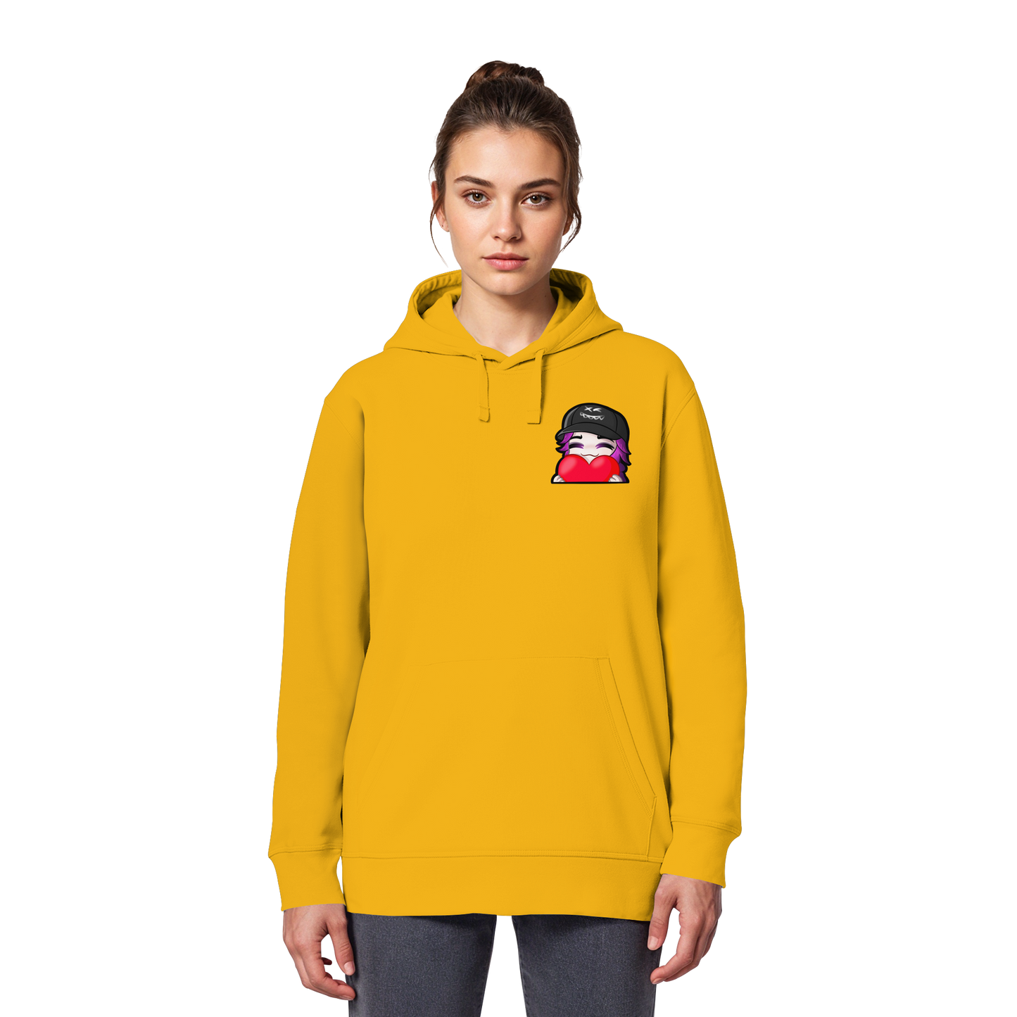 x3_kaspa Love - Organic Basic Hoodie