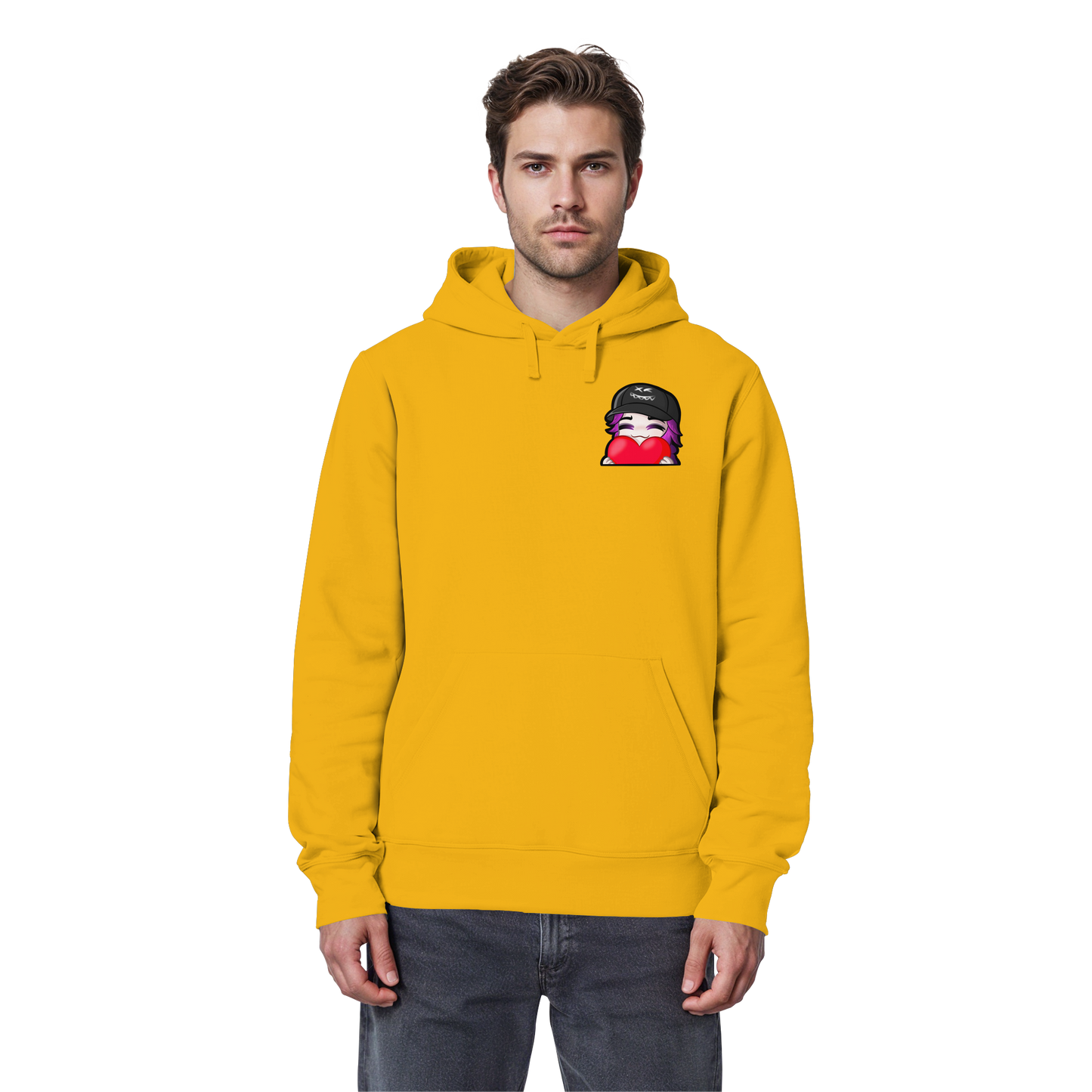 x3_kaspa Love - Organic Basic Hoodie