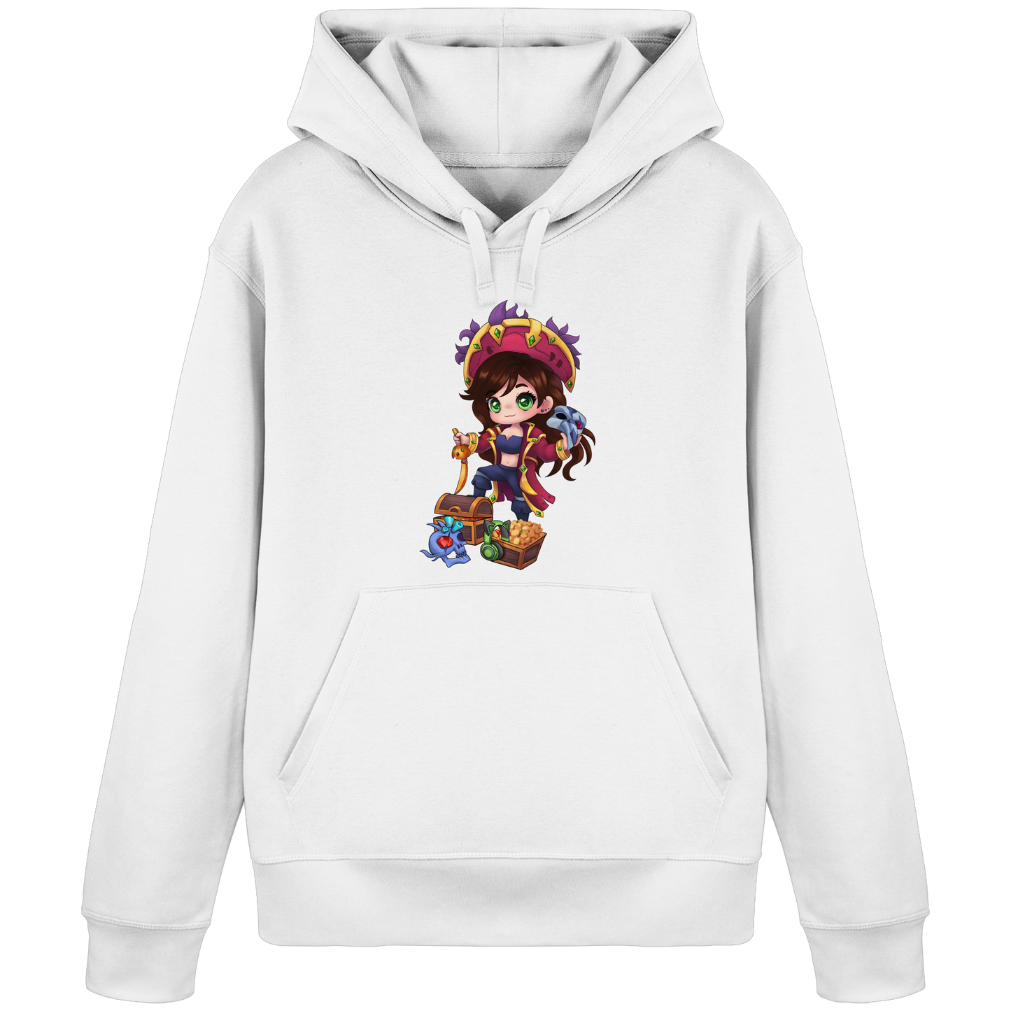 KykyNeko Pirat - Organic Basic Hoodie