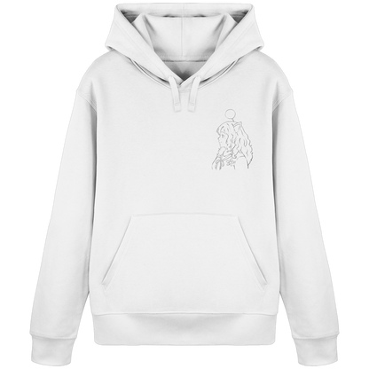 Miss_Moogle Logo Outline - Organic Basic Hoodie