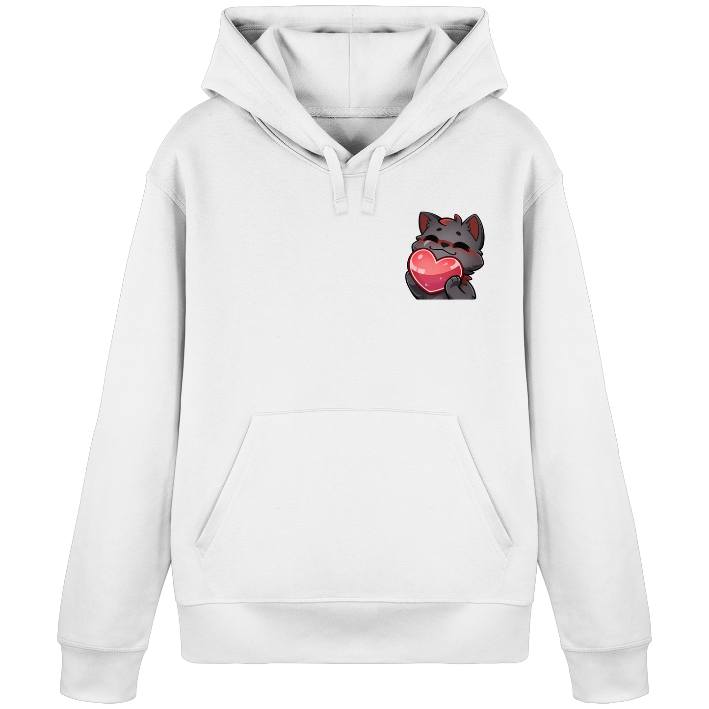 Blutwuff Heart - Organic Basic Hoodie