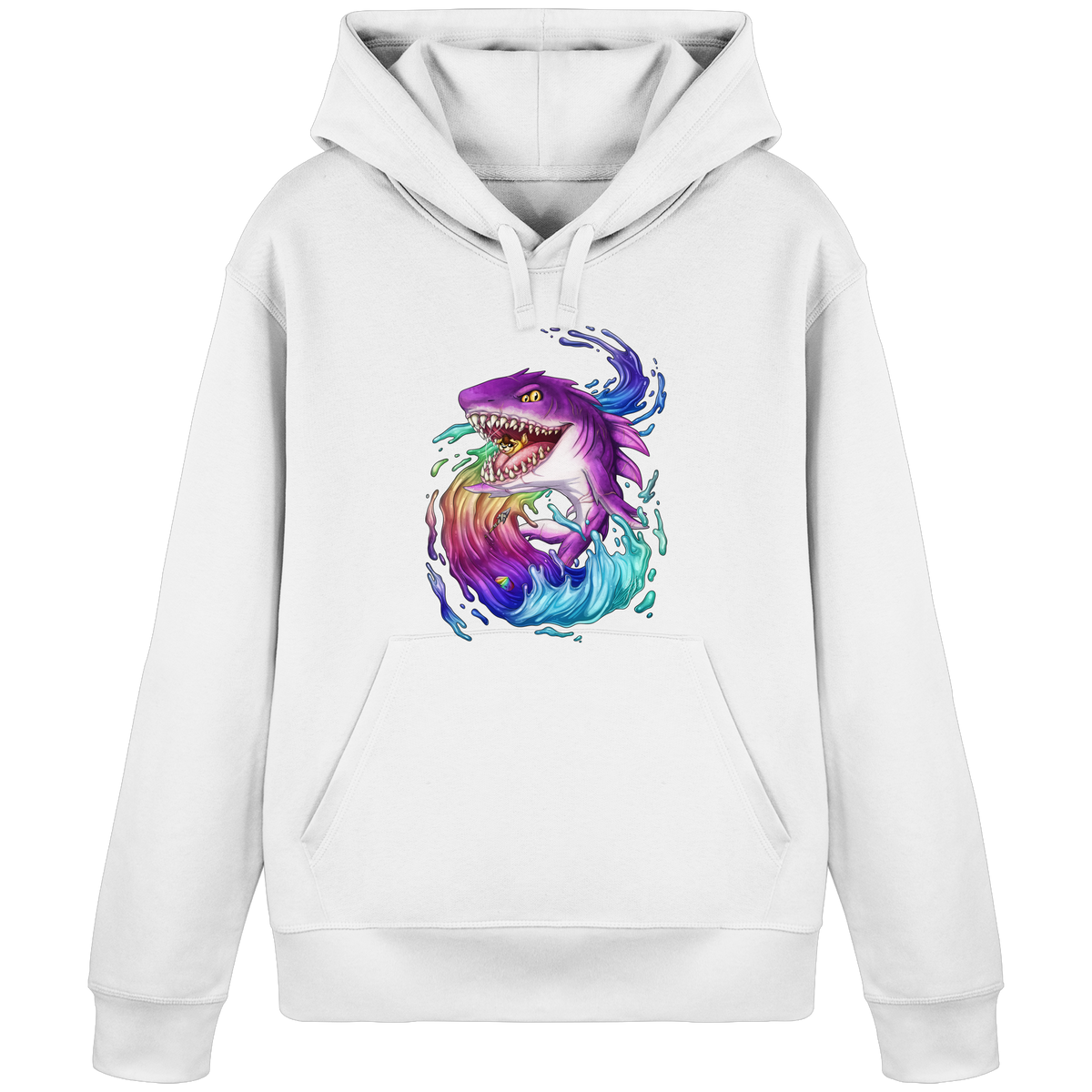 LupiArts Megalodon Crested - Organic Basic Hoodie