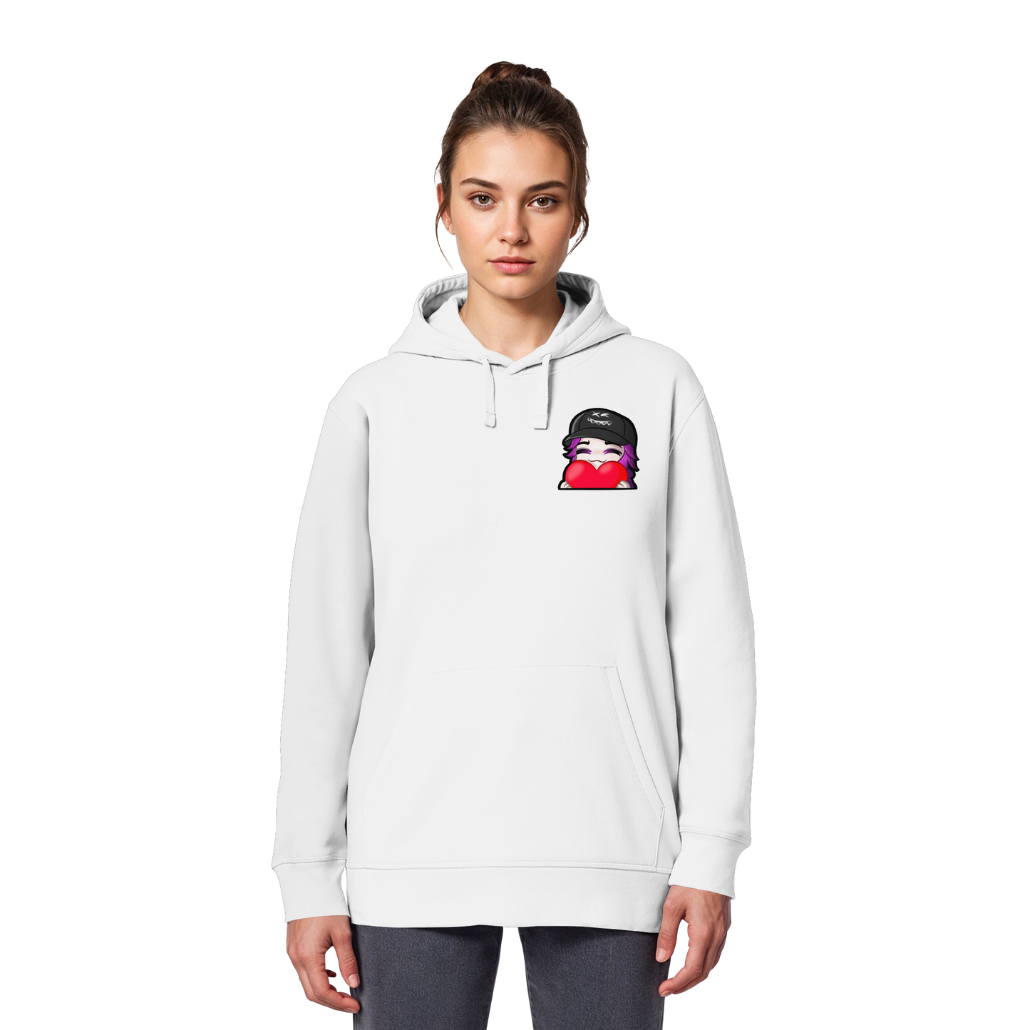 x3_kaspa Love - Organic Basic Hoodie