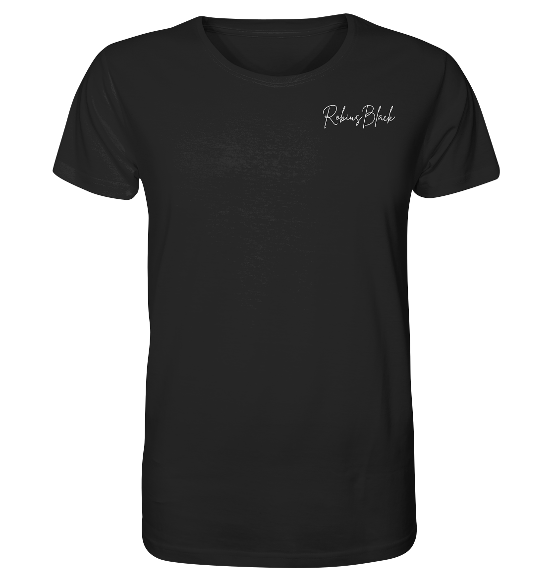 RobiusBlack Unterschrift - Organic Basic Shirt