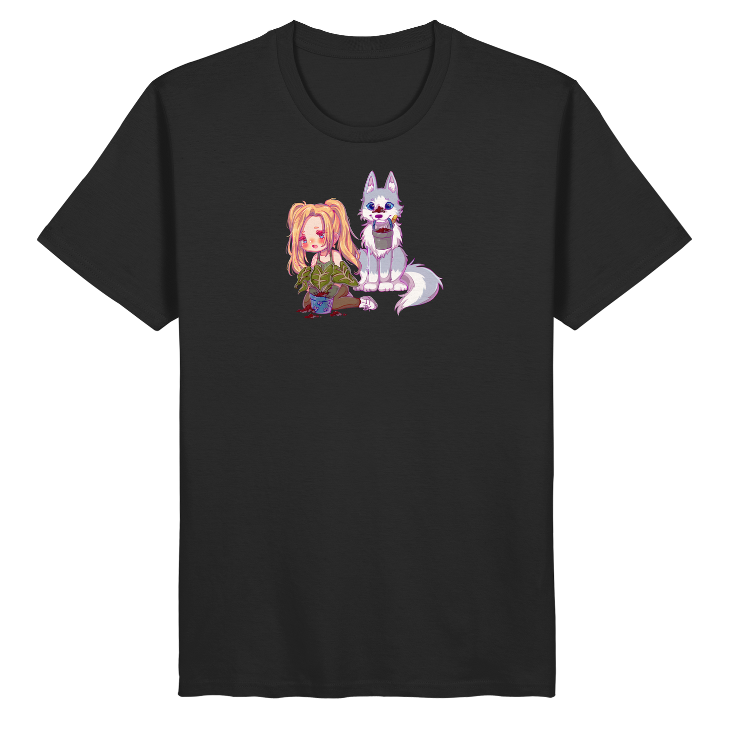 StaceyLucia Wolf Chibi - Organic Basic Shirt
