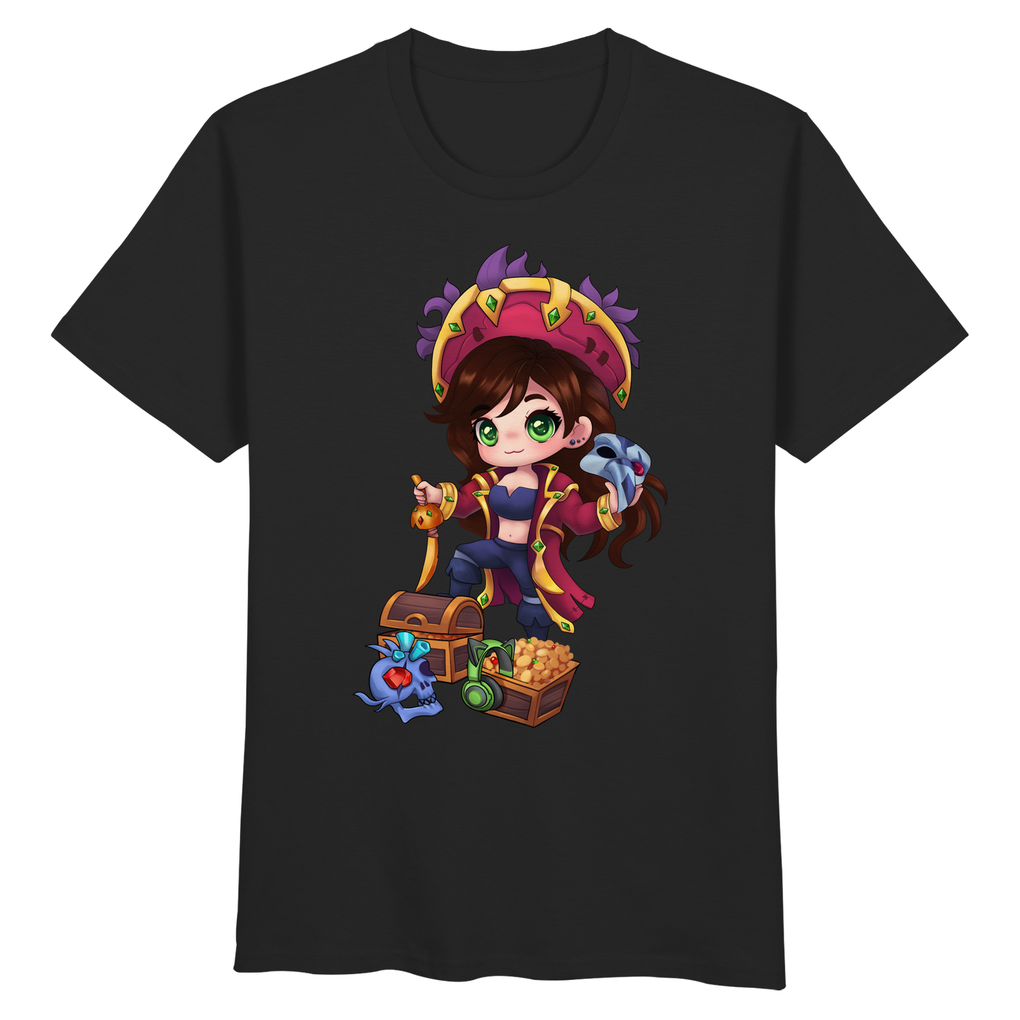 KykyNeko Pirat - Organic Basic Shirt