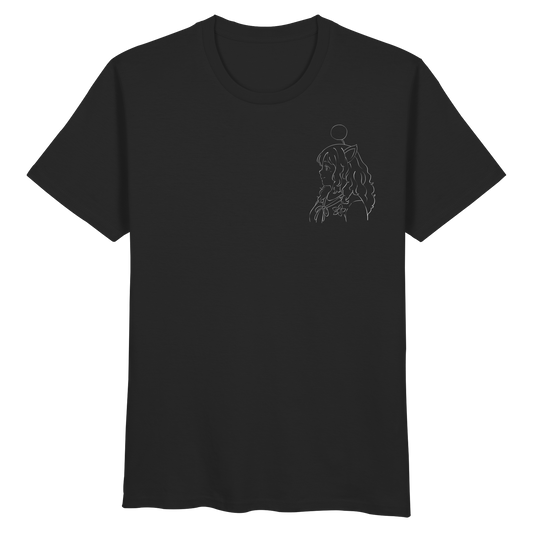 Miss_Moogle Logo Outline - Organic Basic Shirt