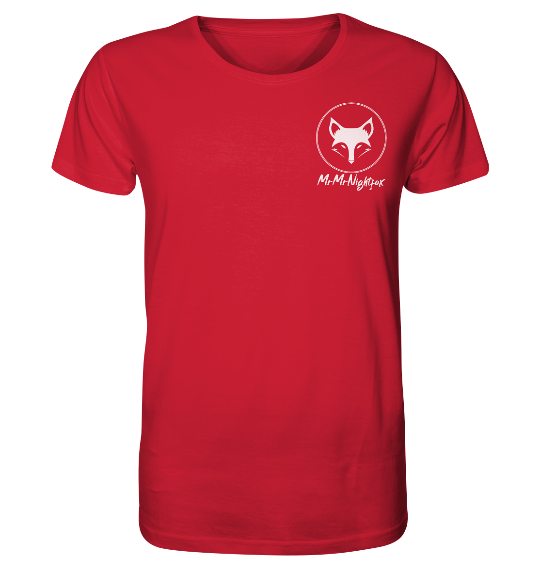 MrMrNightfox Logo - Organic Basic Shirt