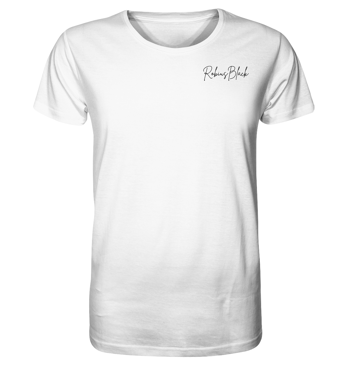 RobiusBlack Unterschrift - Organic Basic Shirt