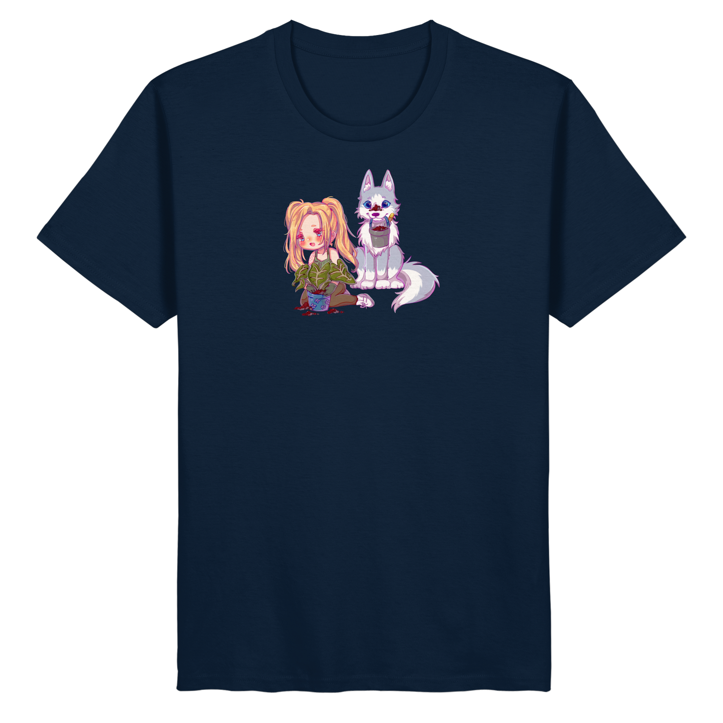 StaceyLucia Wolf Chibi - Organic Basic Shirt