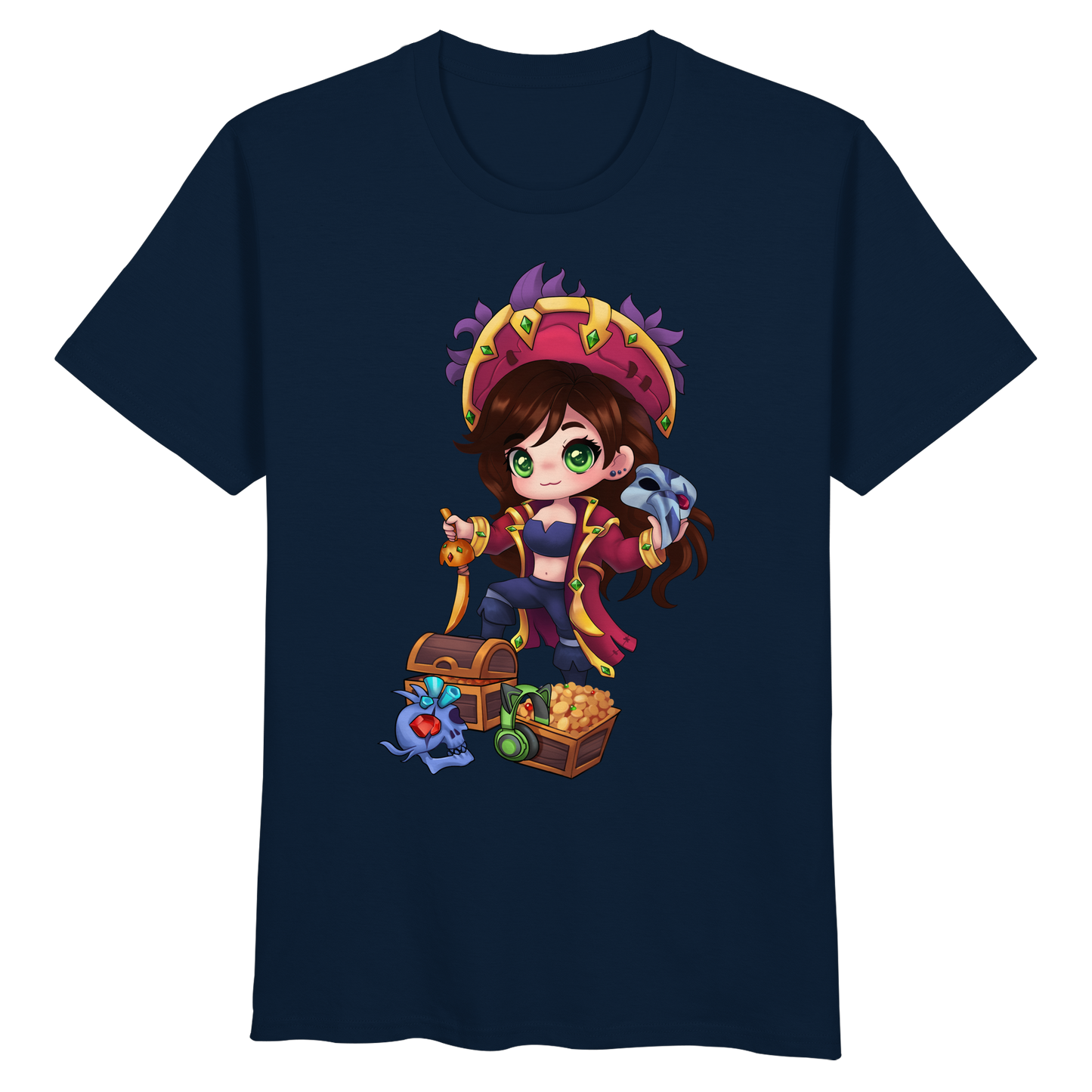 KykyNeko Pirat - Organic Basic Shirt