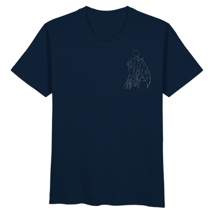 Miss_Moogle Logo Outline - Organic Basic Shirt