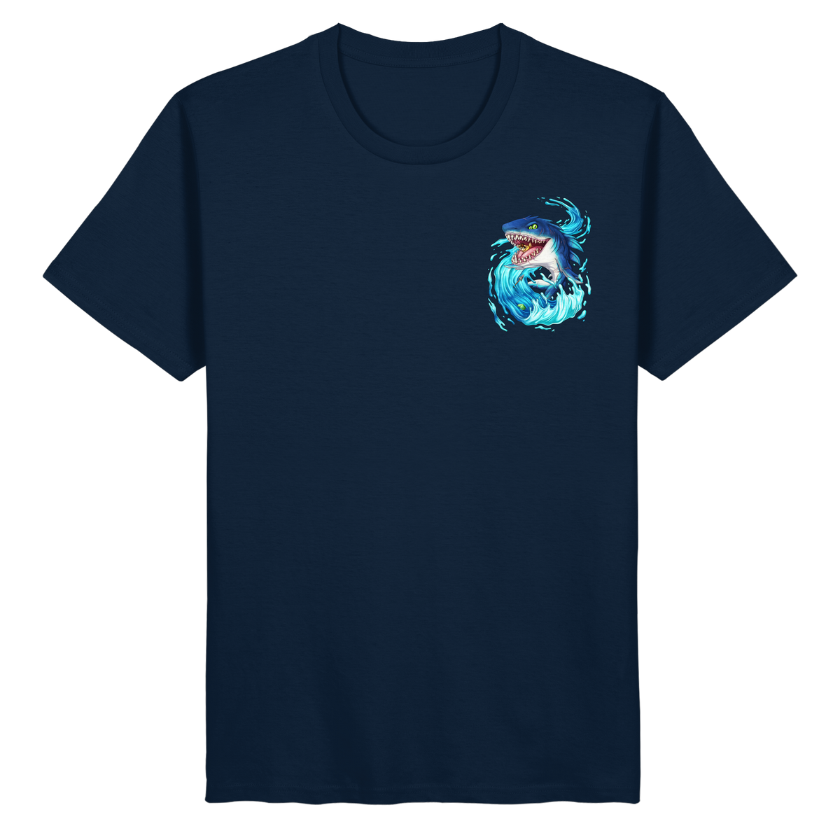 LupiArts Megalodon Hungering - Organic Basic Shirt