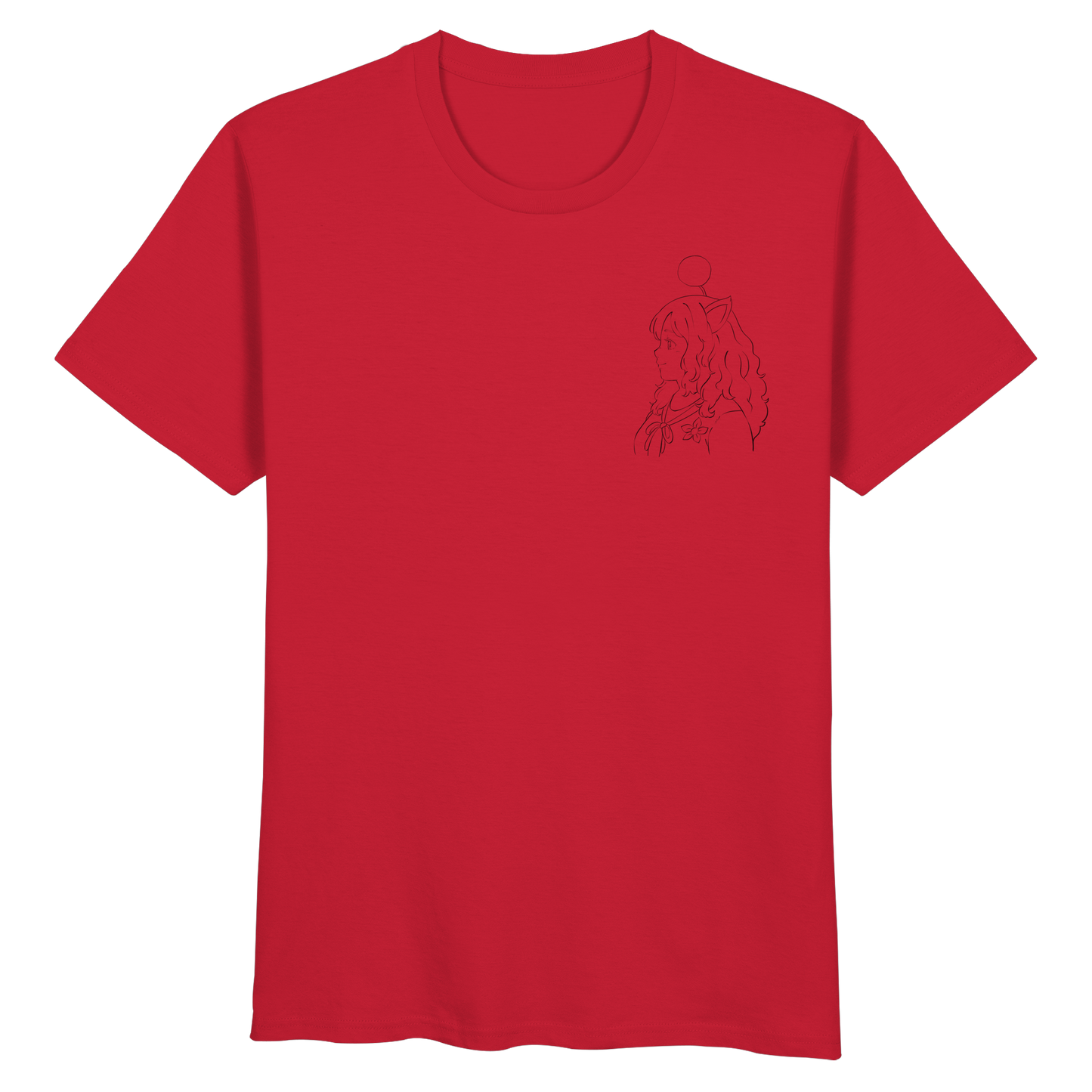 Miss_Moogle Logo Outline - Organic Basic Shirt
