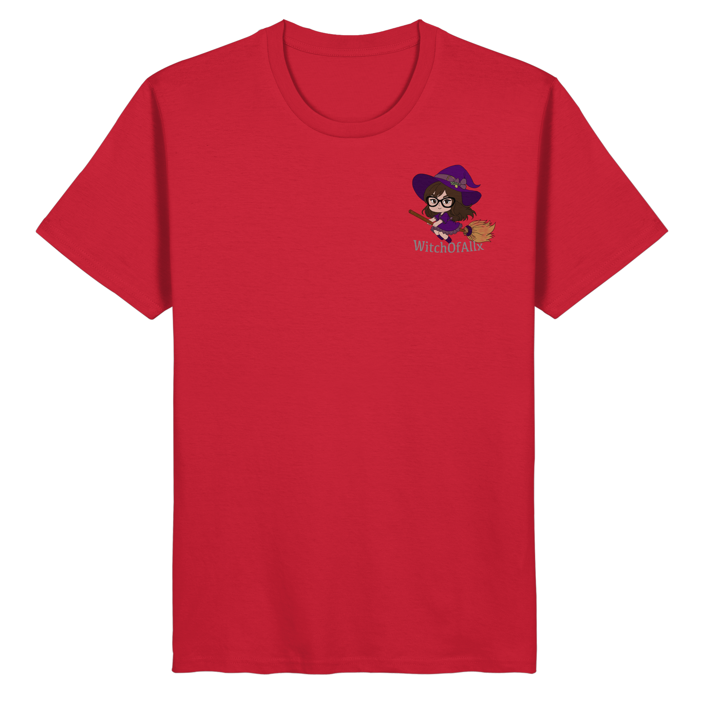 WitchOfAllx Besen - Organic Basic Shirt
