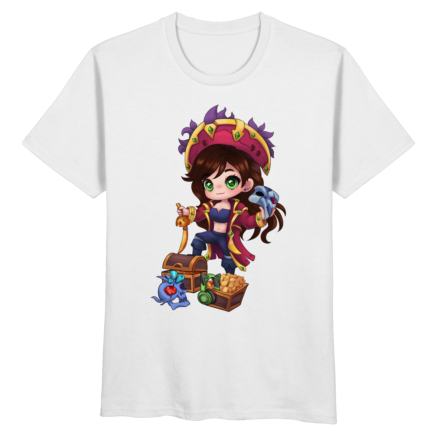 KykyNeko Pirat - Organic Basic Shirt