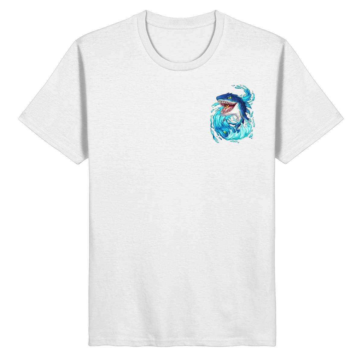 LupiArts Megalodon Hungering - Organic Basic Shirt