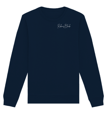 RobiusBlack Unterschrift - Organic Basic Unisex Sweatshirt