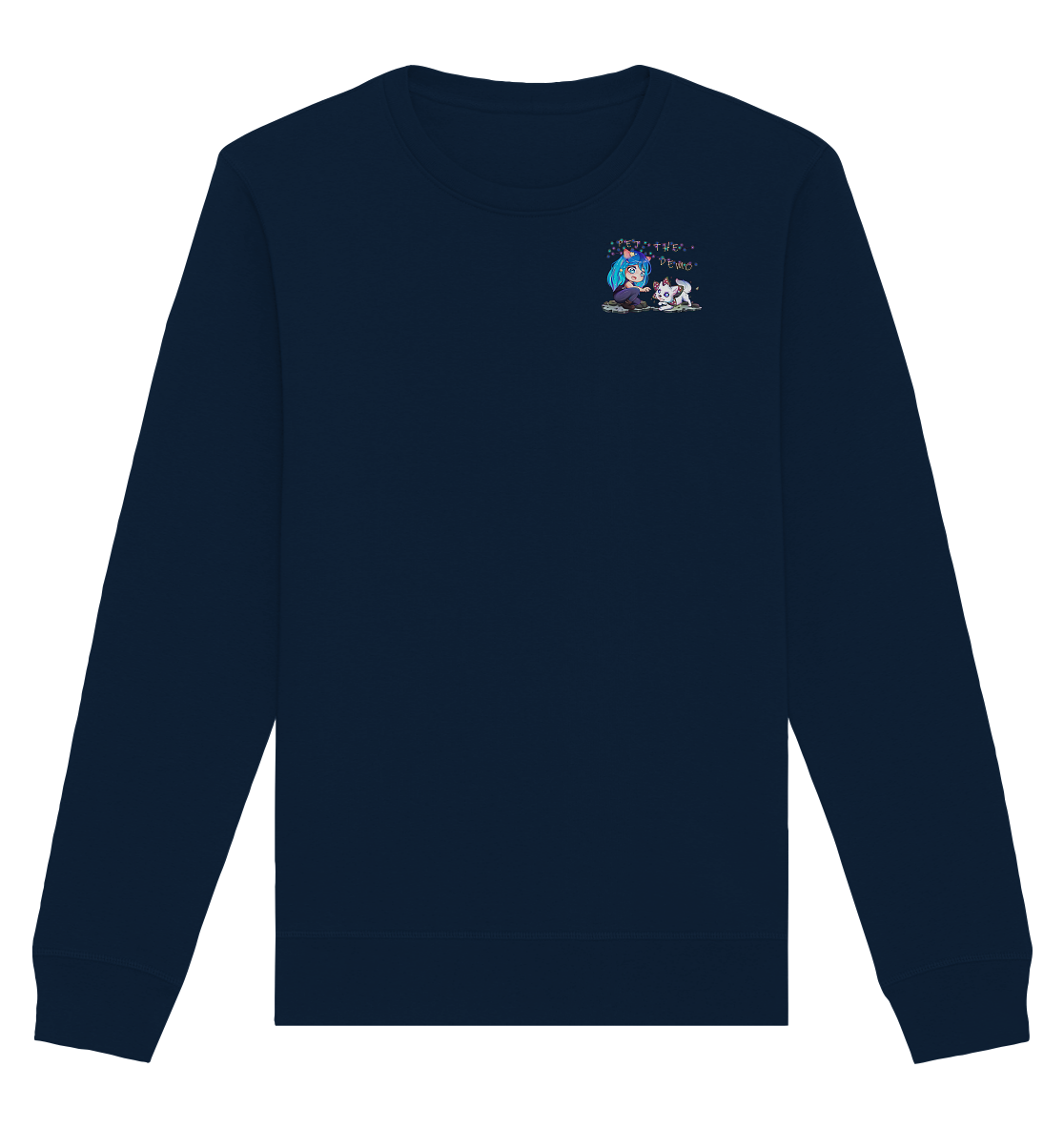 Vuipecula PetTheDemo - Organic Basic Unisex Sweatshirt