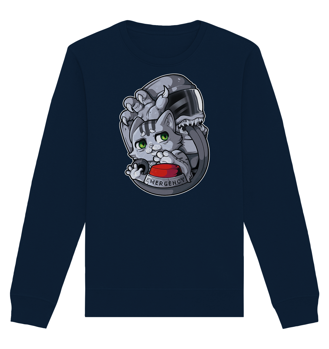 FeineKatze Among Kopf - Organic Basic Unisex Sweatshirt