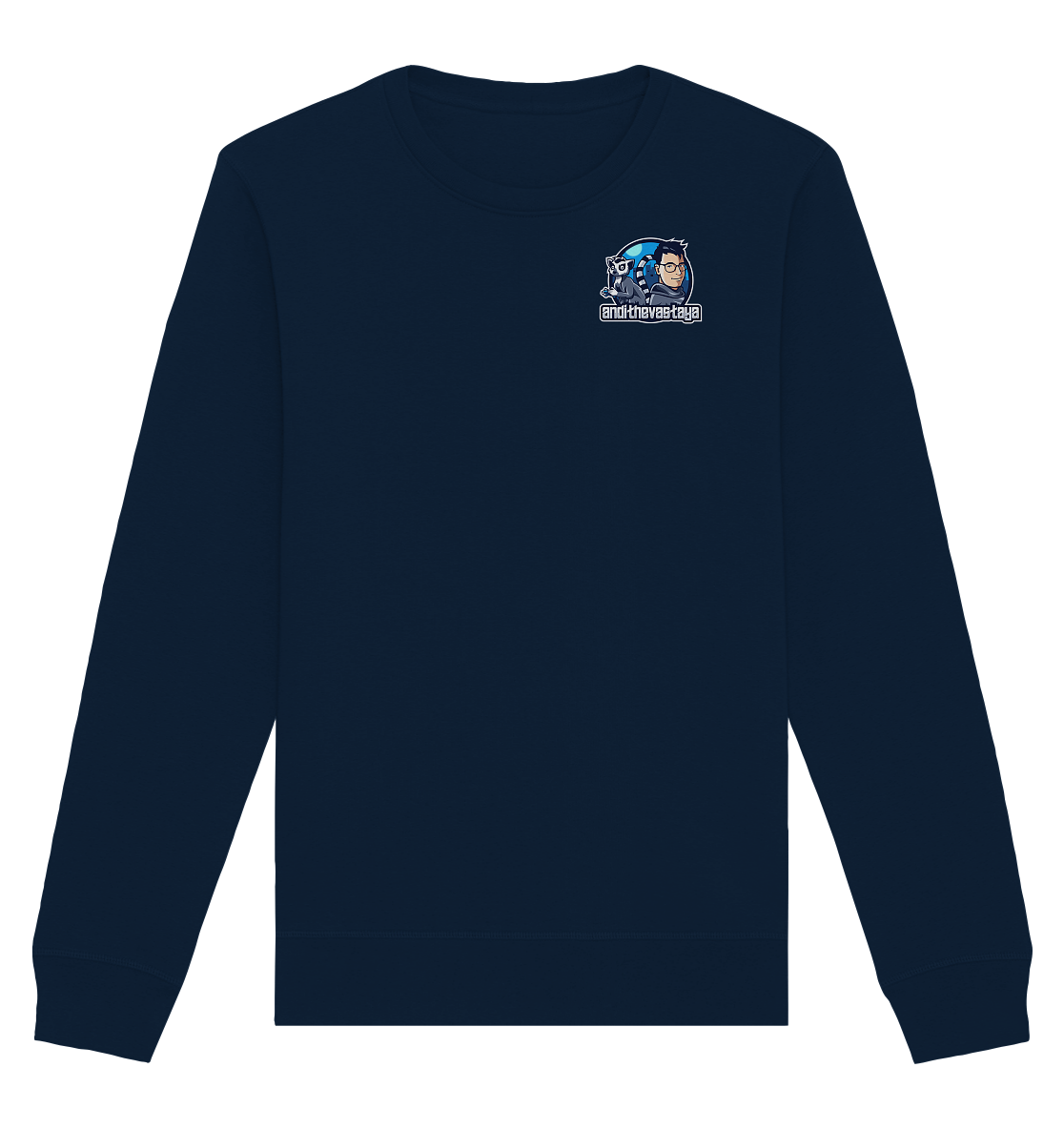 AndiDerLemur Logo - Organic Basic Unisex Sweatshirt