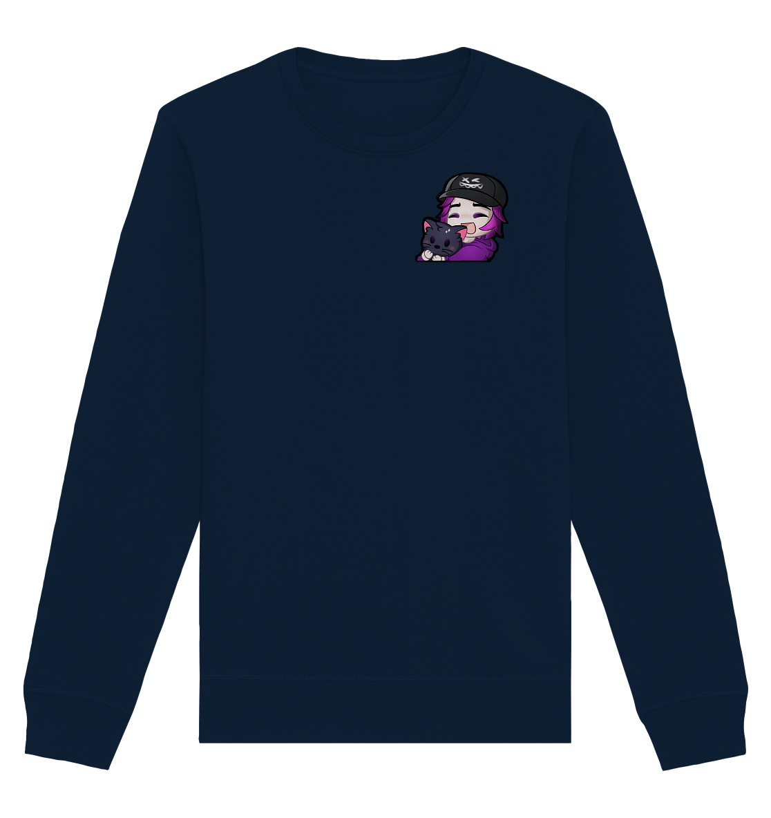 x3_kaspa Hug - Organic Basic Unisex Sweatshirt